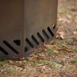 25.5 Inches Outdoor Heater Smokeless Camping Bonfire Bowl Round Steel