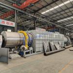Eco Friendly Coconut Shell Carbonization Furnace With Roller Cooling