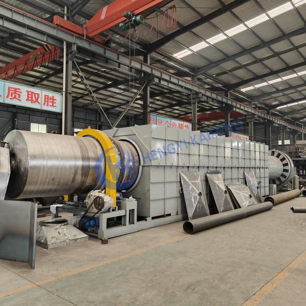 Coconut Shell Carbonization Furnace Horizontal Carbonization Rotary Kiln Fully