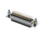 Black Gray Colorized color HDP Three Row DB Header Socket D Sub Connector