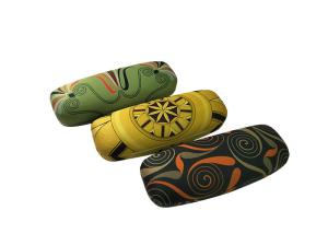 China Hard Western Style Fabric Optical Glasses Case Printing Eyeglasses Case factory