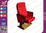 Paint Plywood Flexible Armrest Commercial Theater Seating For Acoustic Room /
