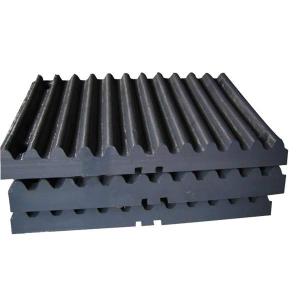 China jaw crusher plate jaw plate fixed jaw swing jaw jaw crusher spare and wear parts shanbao pe400*600jaw plate factory