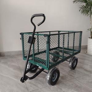 China 44.66 Lbs Green Heavy Duty Detachable Garden Mesh Cart for Professionals factory
