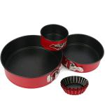 Nonstick Leakproof 3pcs(4”/7”/9”) Springform Pan set, Cake Pan Bakeware