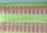 Warp Knitted Orange Plastic Warning Net Reduce Sound Pollutions Available