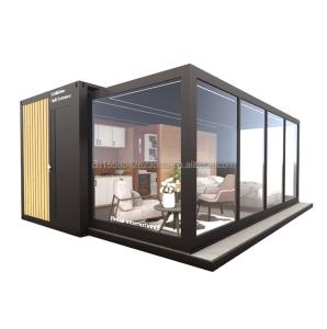 China Main Structure Galvanized Steel Square Tubes 20ft 40ft Extendable Shipping Container House for Two Bedrooms in Australia factory