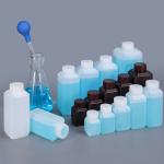 Small Neck Square HDPE Chemical Liquid Sample Reagent Thickened Sealed Plastic