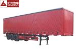 Heavy Duty Tarp Side Trailers Anti - Corrosive 6mm Middle Flange Large Open Area