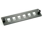 Unloaded Fiber Optic Patch Panel Adapter Plate LGX 6 Ports SC Simplex LC Duplex