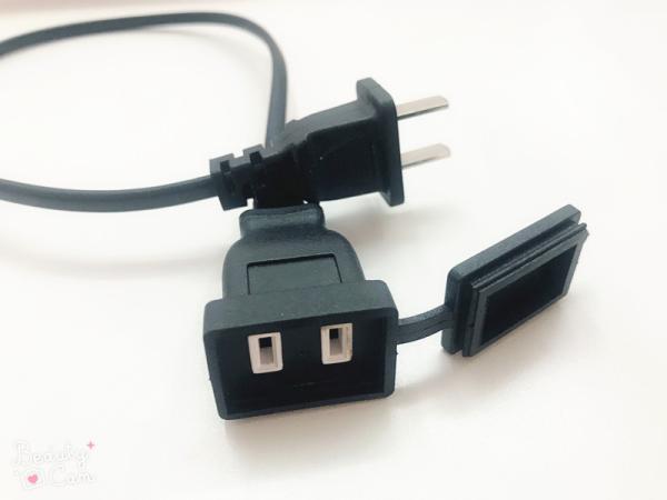 Hot sale 2pin black 10A extension power cable 0.5m-10m copper power extension