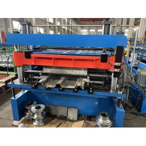 China 0.3-0.7mm Color Steel Galvanized Steel Width Adjustable Boltless Roof Panel Roll Forming Machine factory