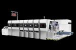 White Automatic Steel Flexo Printing Cardboard Box Slotting Die Cutting Machine