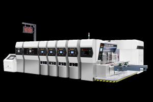 China High Efficientive Fully Automatic Steel Flexo Printing Cardboard Box Slotting Die Cutting Machine factory
