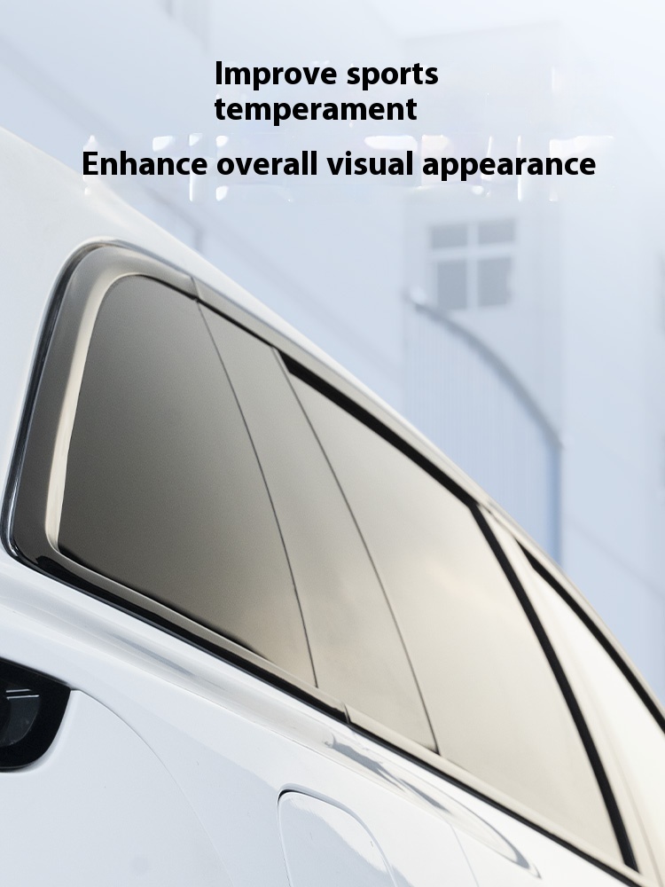Lixiang Black Knight Modified Glitter Black ABS Window Trim The Ultimate Bumper Decorative Accessory for L9 L8 L7 L6 Cars