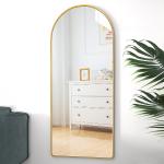 CE Bedroom Dressing Mirror Metal Frame HD Standing Full Length Mirror