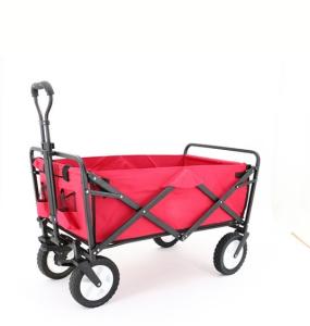 China Shopping Made Easy Heavy Duty Steel Trolleys with All-terrain Wheels and Four-wheel Design factory
