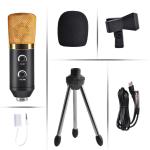 Wired 70dB Voice Recorder Mic USB 2.0 Condenser 30Hz-20kHz Living Streaming