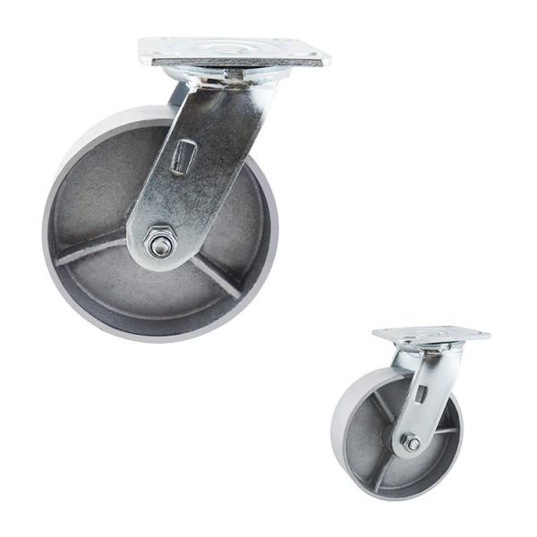 Industrial Cast Iron 360 Degree Rotating 6 Inch Swivel Casters