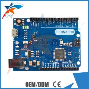 China Leonardo R3 Board For Arduino Starters , ATmega32U4 Board With USB Cable factory
