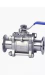 WZ Food Grade Stainless Steel 304 316 316L Ball Valve Sanitary Vacuum 3pc Ball