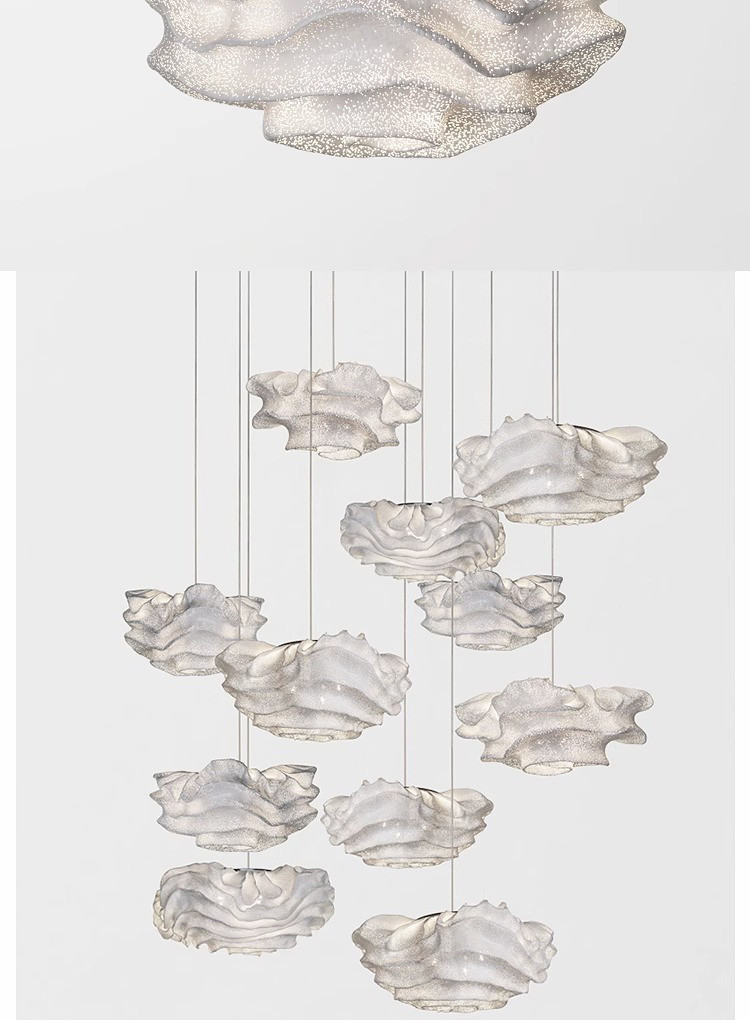 Designer Chrome Chandelier Nordic Nevo Pendant Light(WH-AP-601)
