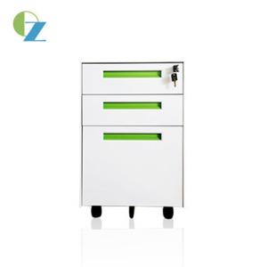 China 5 Casters Office Mobile Pedestal Cabinet 3 Drawer Fully Opended factory