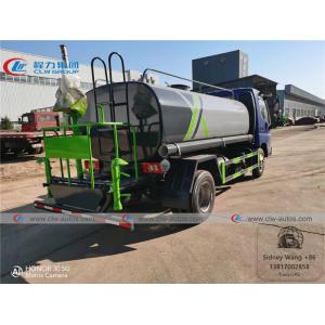LHD Foton Forland 5 Tons Water Bowser Truck With High Pressure Water Cannon