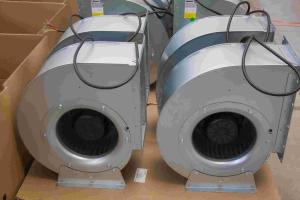 China Galvanized Steel Forward Curved Centrifugal Blower 225mm Impeller For Ventilation factory