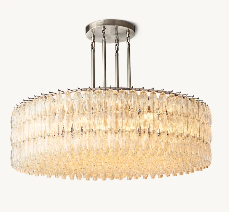 62'' Dining Room Crystal Chandeliers Modern 85-265 Volts