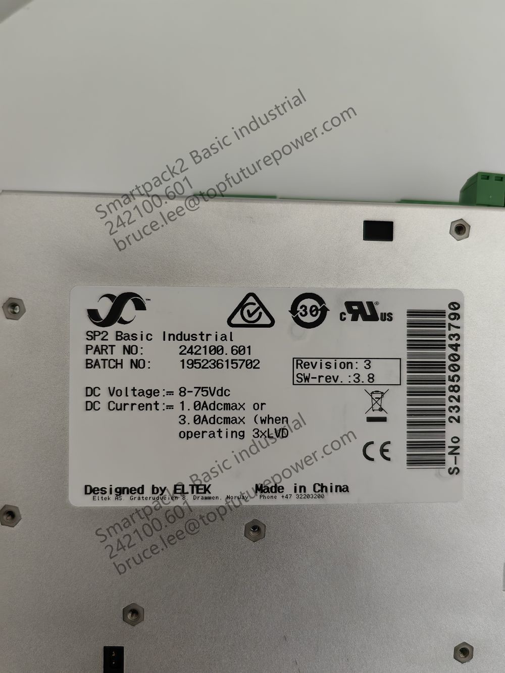 Eltek Smartpack2 Basic Industrial Controller Module 242100.601