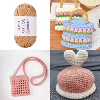 70% Cotton 30% Nylon 1/1NM Skin-Friendly Soft Milk Cotton Yarn For Knitting Dolls