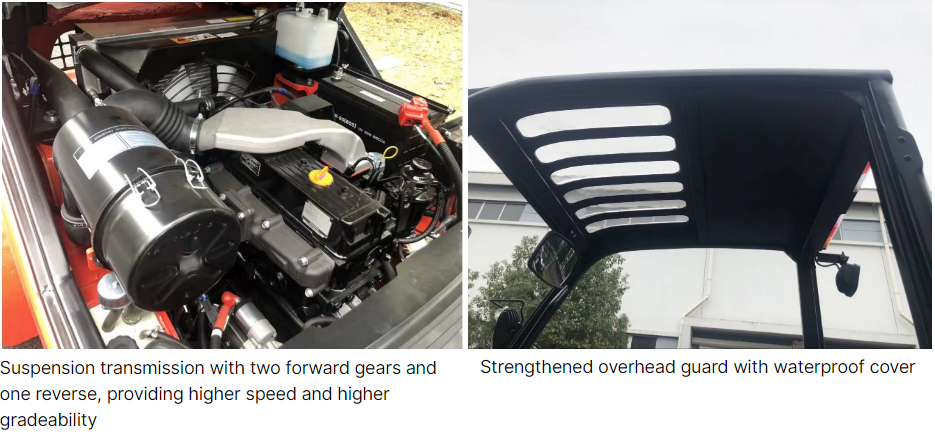 5000Lbs Diesel Engine Forklift With 4th Joystick Control For Heavy Duty Outdoor Material Handling