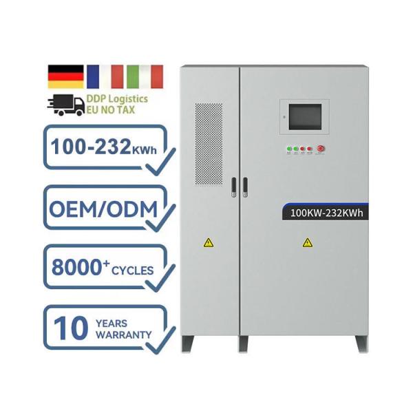 100KVA Solar Energy Storage System for Outdoor Cabinet in Industrial and
