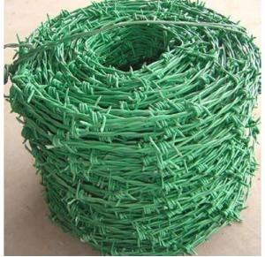 China Polyvinyl Chloride (PVC) Coated Barbed Wire Fence': Your Robust and Resilient Boundary Solution factory