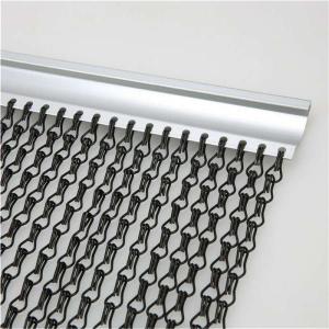 China 2.0 MM Thickness Non-fading Hanging Chain Link Aluminium Fly Screen With Dimension 90x210 CM factory