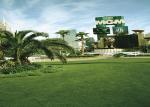 High Elasticity Soccer Outdoor Fake Grass Carpet 20MM - 45MM Pile Height