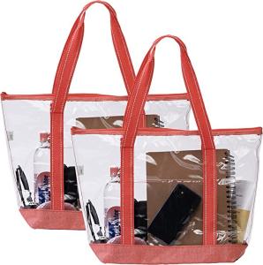 China 14 Inch Custom Shopping Bags With Logo Pvc Clear Tote Bag Stadium Outdoor Pool factory