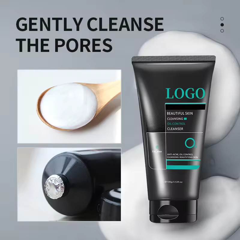 Men'S Sea Salt Face Cleaner Amino Acid Refreshing Facial Cleanser