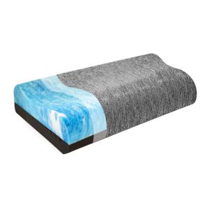China Memory Foam Double Layer Pillow Contour Breathable Bamboo Charcoal factory