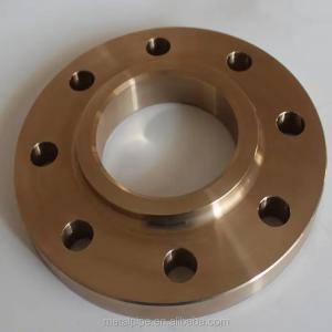 China C71500 Copper Nickel Flange Cuni 70/30 1/2'' SCH40 Raised Face Weld Neck Flange factory