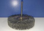 High Performance Abrasive Nylon Wheel Brush , Cross Hole Deburring Brushes