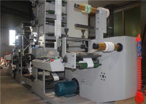 UV Dryer Central Drum Flexo Printing Machine , Digital Flexo Printing Machine 380V AC Main Power