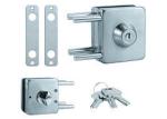 Two Door Double Sliding Glass Door Safety Lock With Knob For Square Door