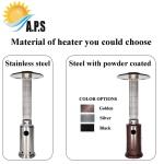 Round Flame Gas Patio Heater Round Gas Flame Patio Heater Glass Tube Patio Flame