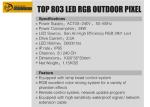 DMX 512 IP65 LED Stage Lighting System RGB Outdoor Pixel