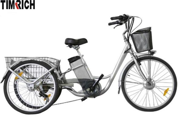 TM-BGL-ET02 Three Wheel Electric Bike , Rechargeable Electric Bicycle With