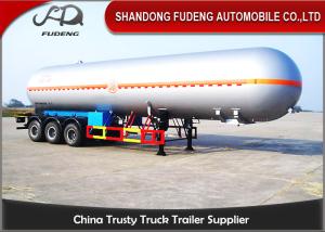 China 40 / 50 / 60 CBM LPG Tank Trailer Leaf Spring Suspension Carbon Steel Material factory