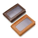 Custom England Style RFID ID Credit Business Cardholder Leather Credit Card