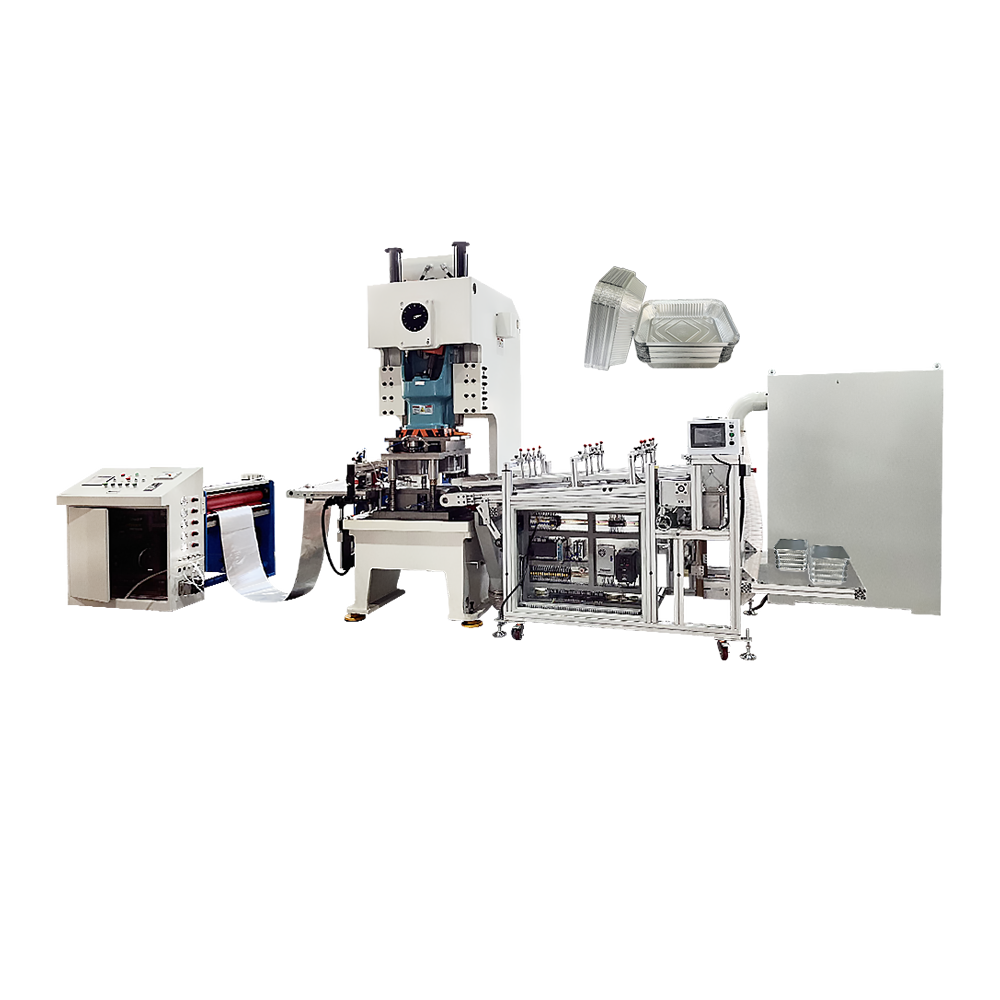 11kw Motor Power Semi Automatic Aluminum Foil Container Making Machine for Brands
